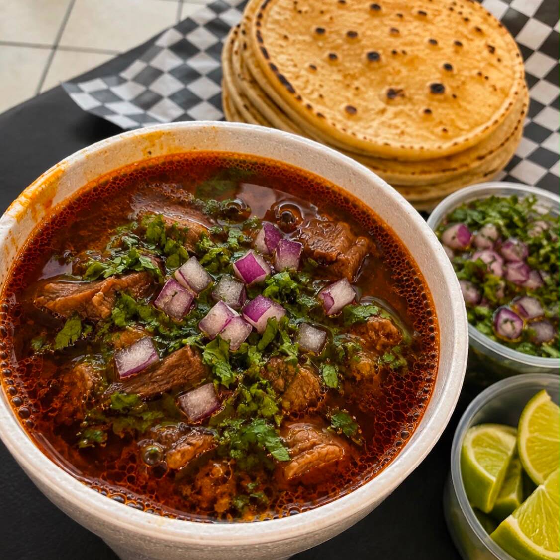 Orden de birria en caldo 🌮🔥