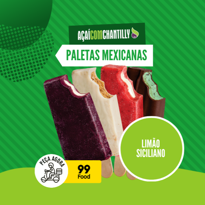 Deliciosa paleta mexicana de Limão Siciliano !