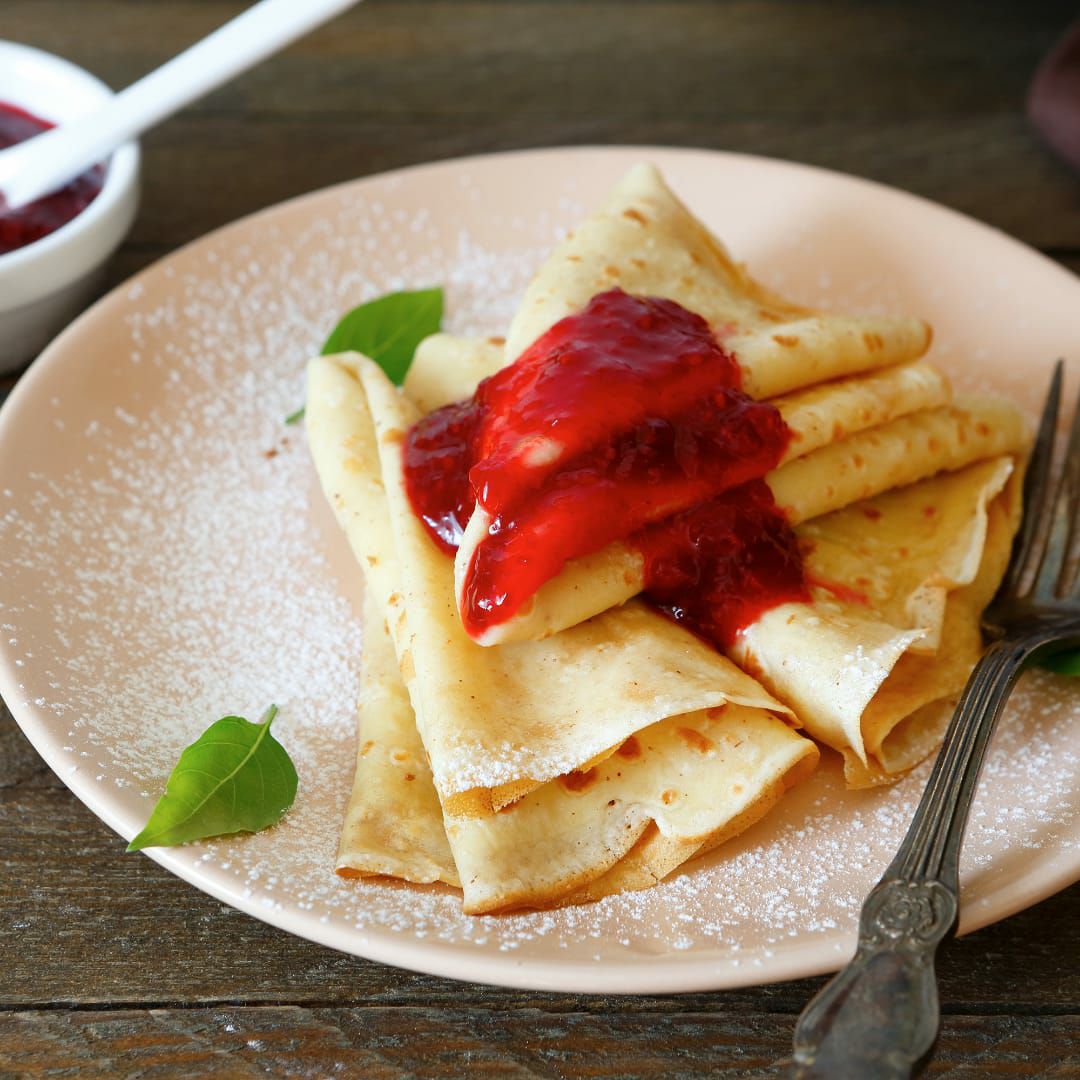 Crepa Mermelada de Fresa