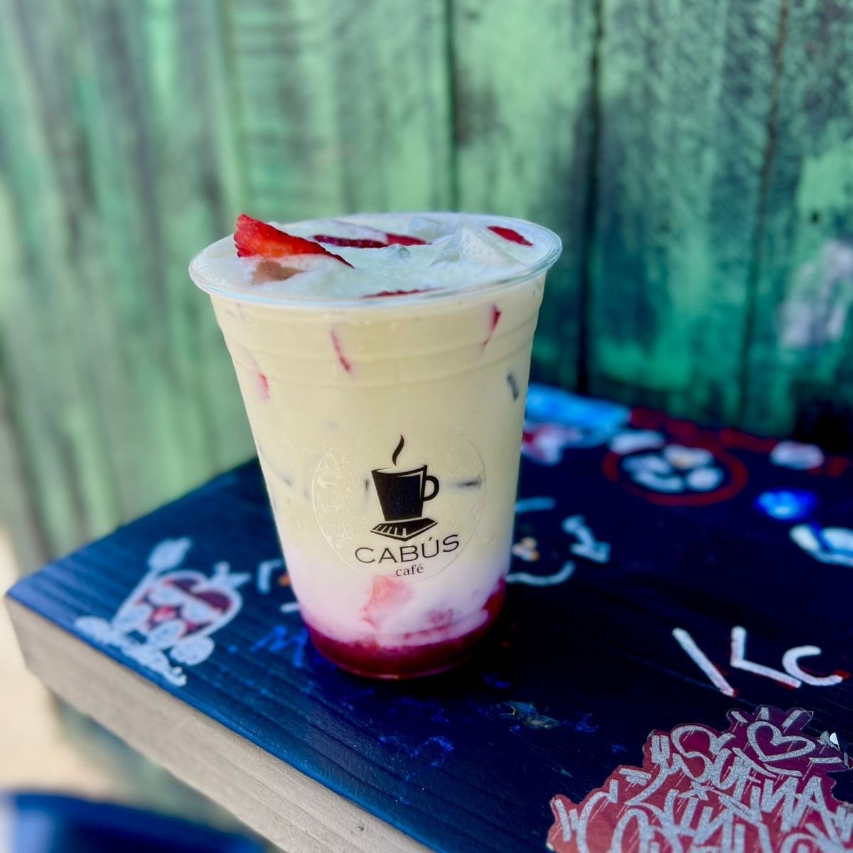 Strawberry Foam Matcha