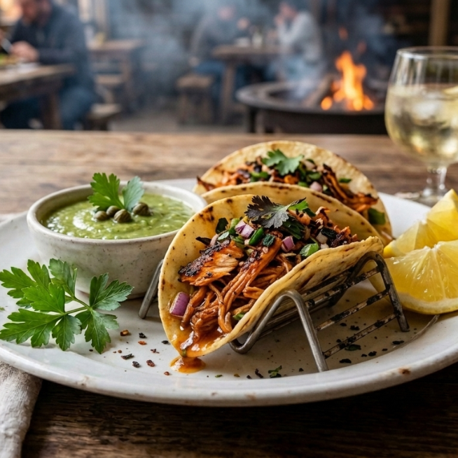 TACOS A LAS BRAZAS MARLIN