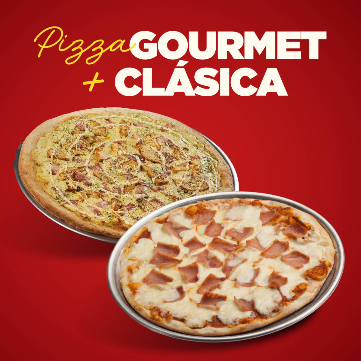 Medium Pizza Clásica + Gourmet