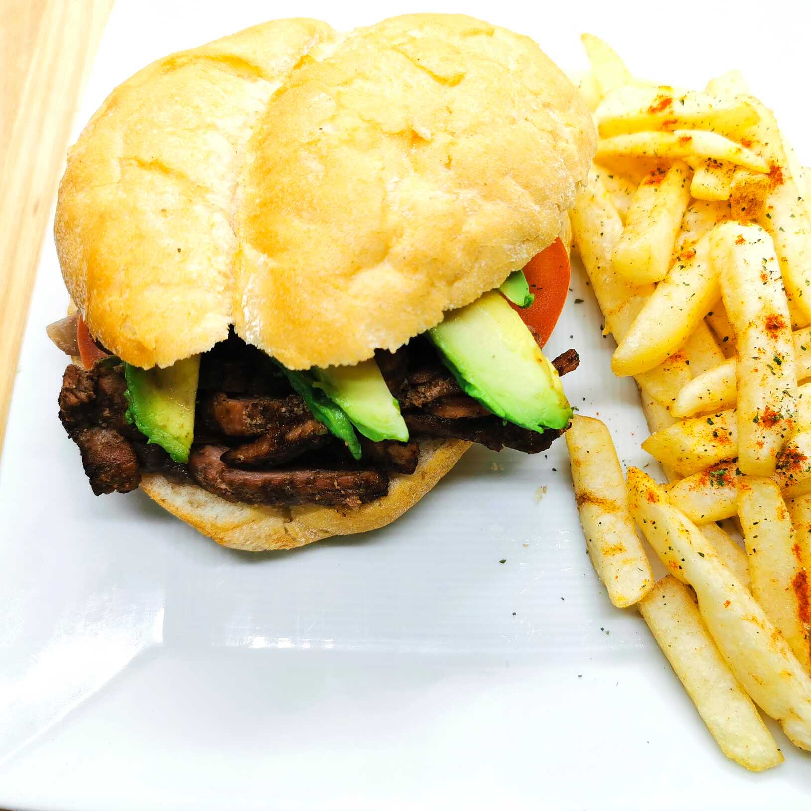Torta de Arrachera