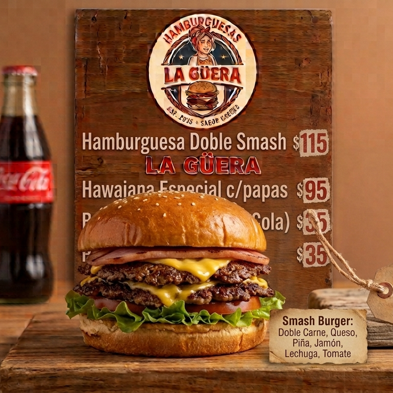 Hamburguesa Doble Carne