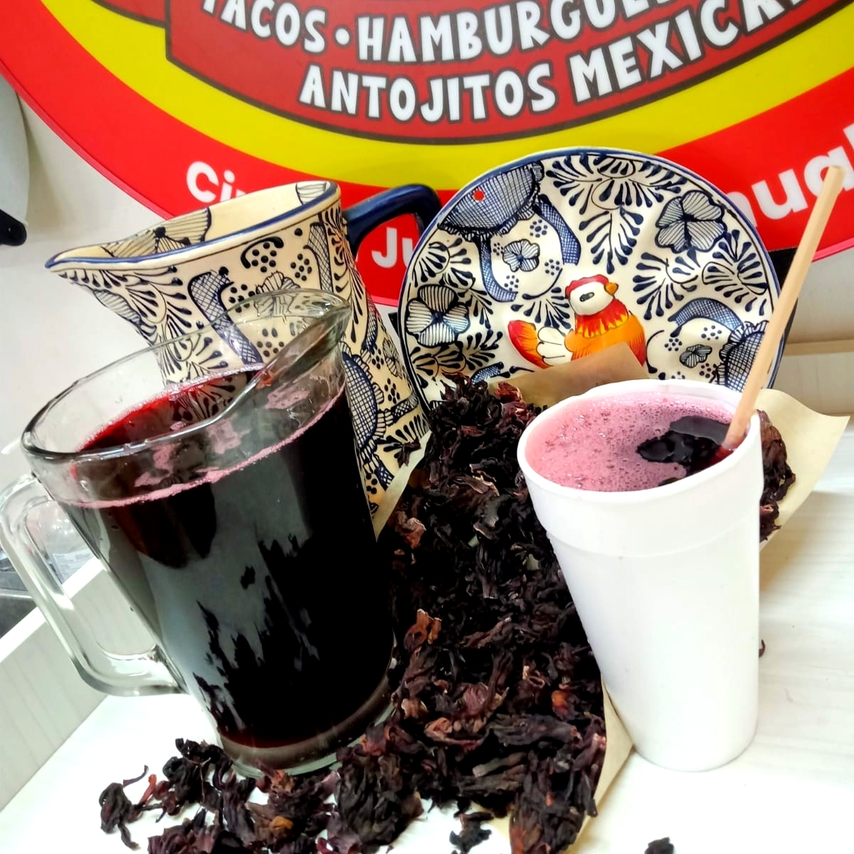 1/12 lt Agua de Jamaica