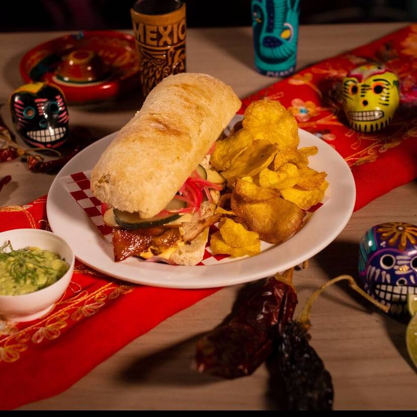 Torta de carne al pastor