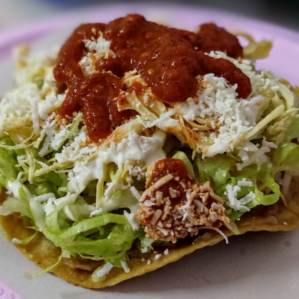 Tostada Pollo natural 1pz