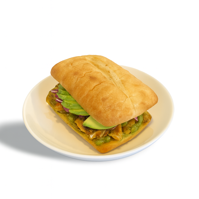 Torta de Chilaquiles Verdes