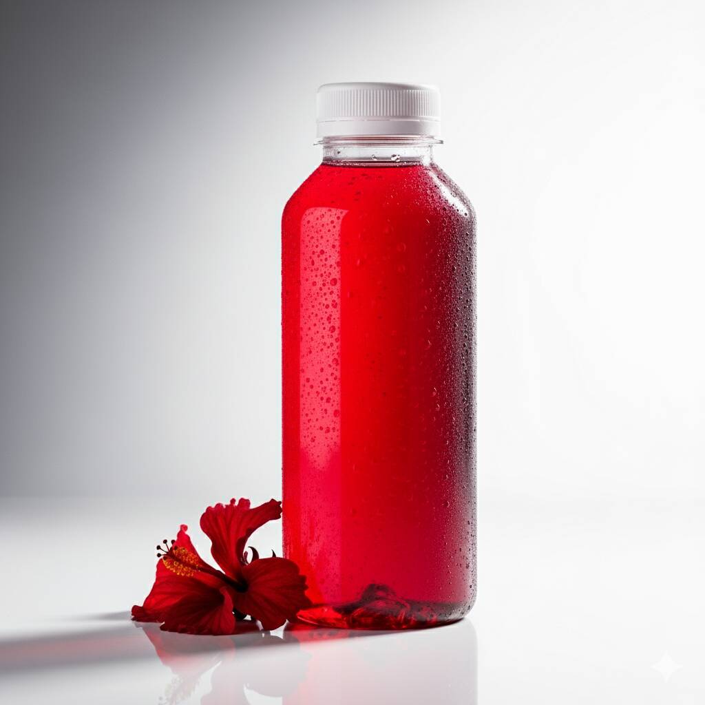 Agua de Jamaica Medio L