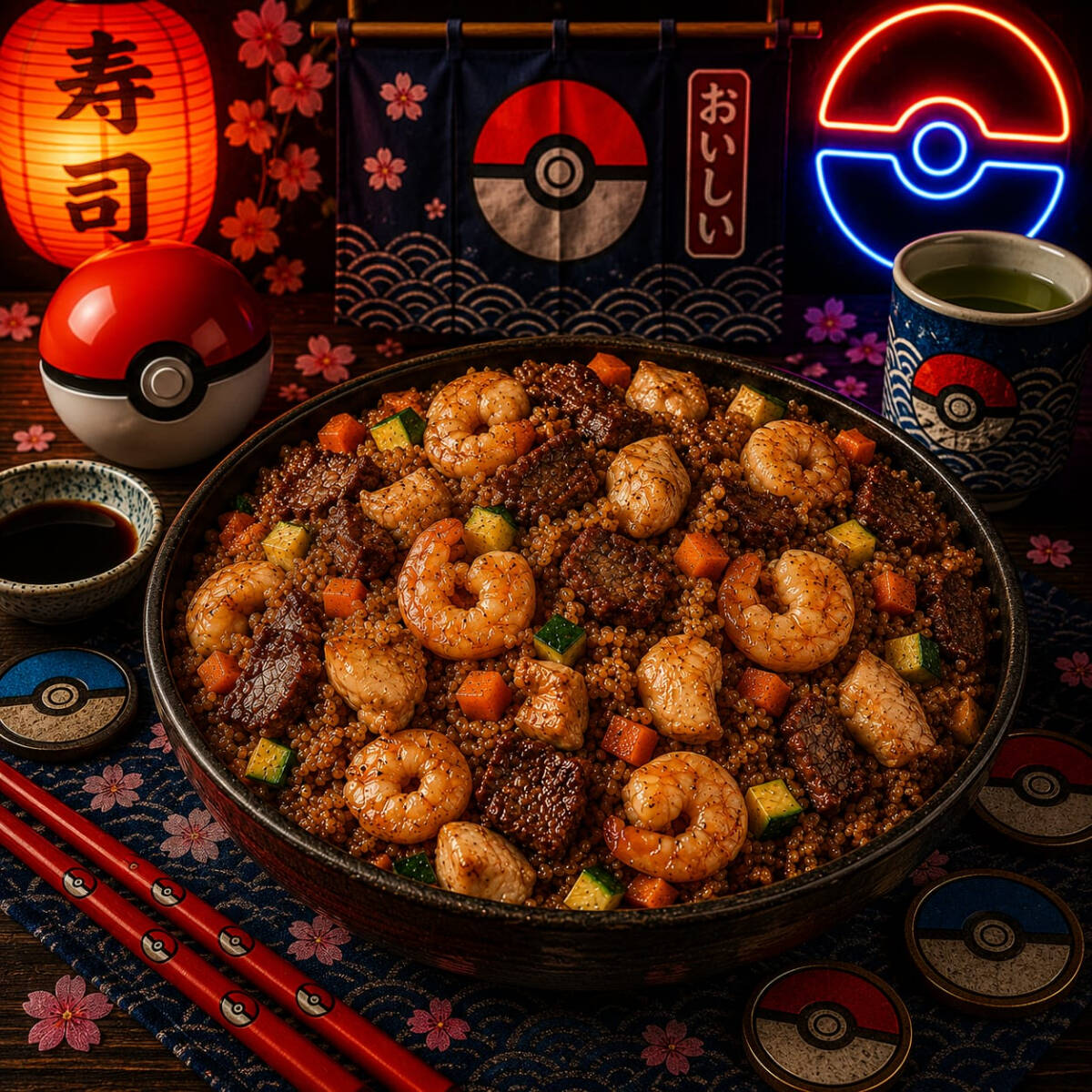 Yakimeshi mixto