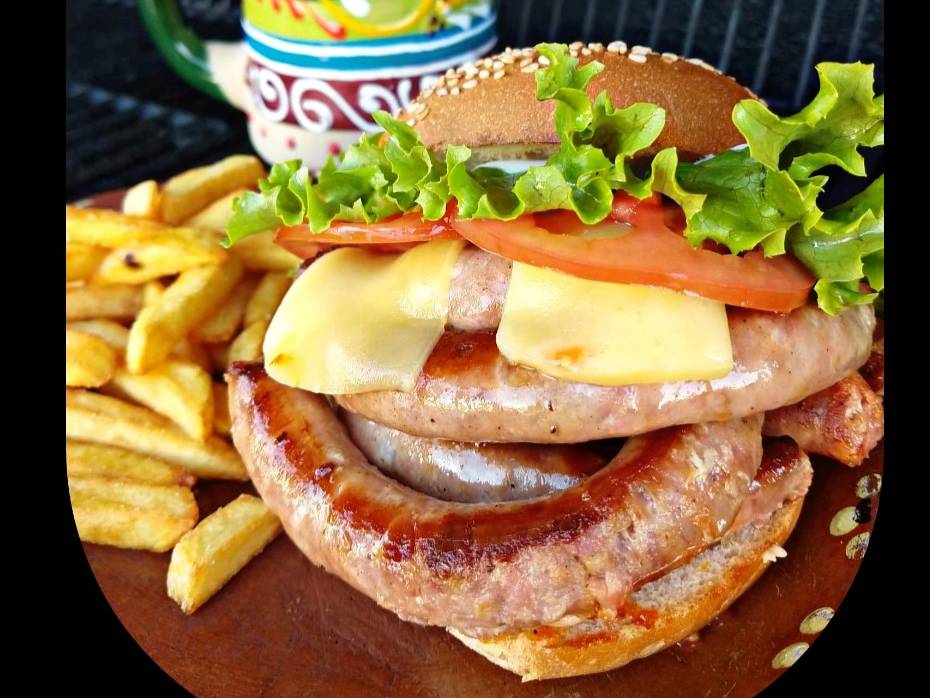 Hamburgues Jumbo de Chorizo Uruguayo