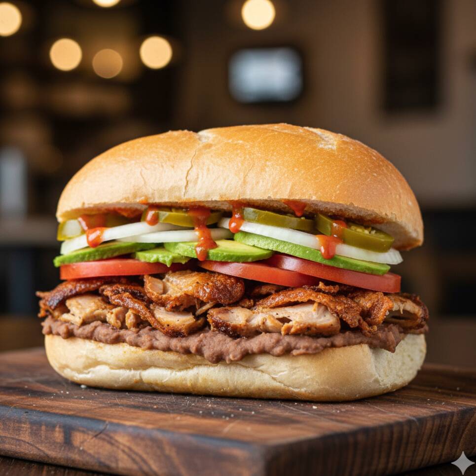 Torta Moster con Salchi Papas