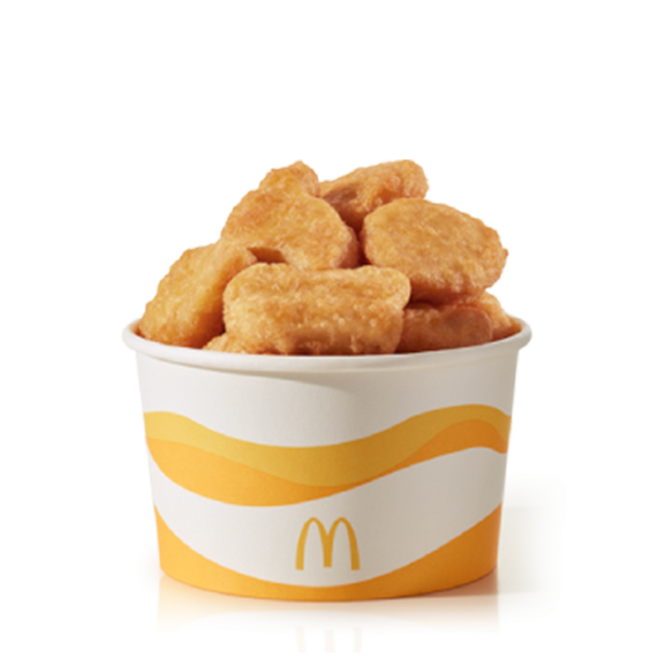Crocantes, leves e deliciosos. Os frangos empanados mais irresistíveis do Mcdonald’s agora na versão Mega, ideal para compartilhar. Composto por 15 unidades de Chicken McNuggets