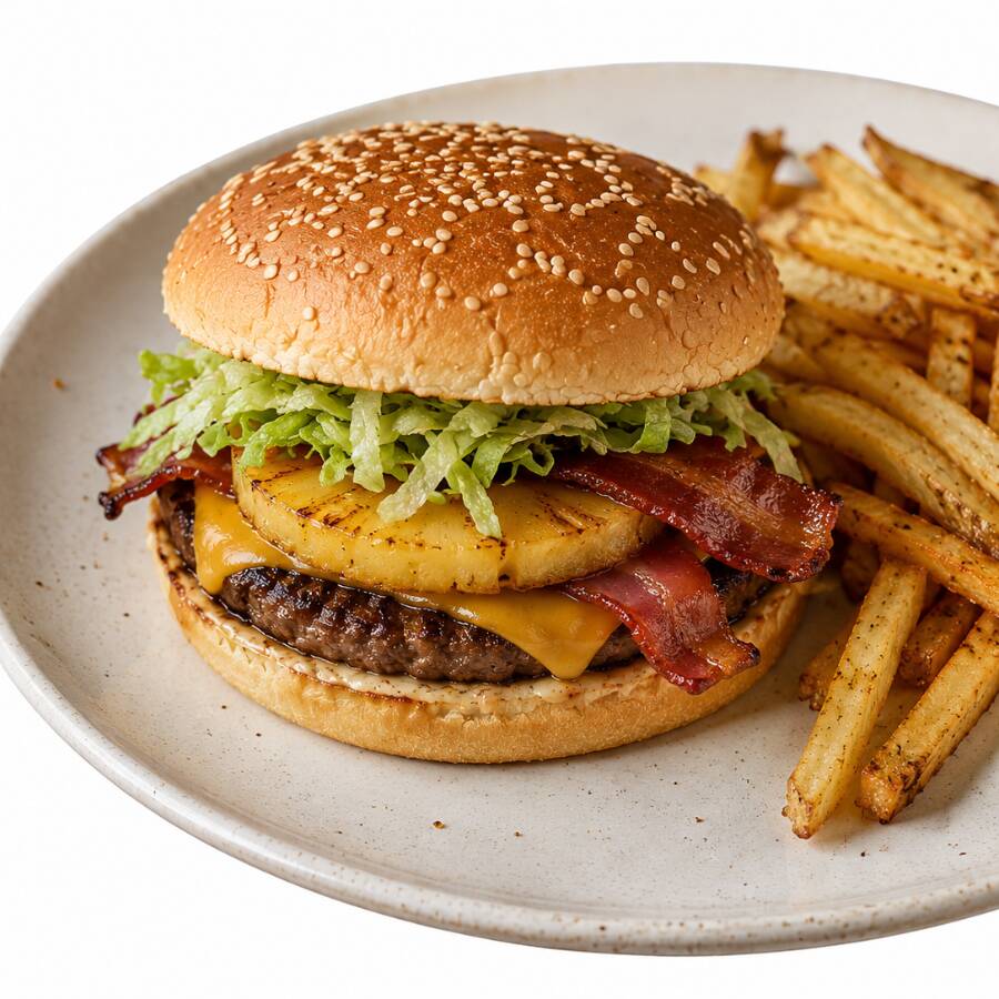 HAMBURGUESA HAWAINA