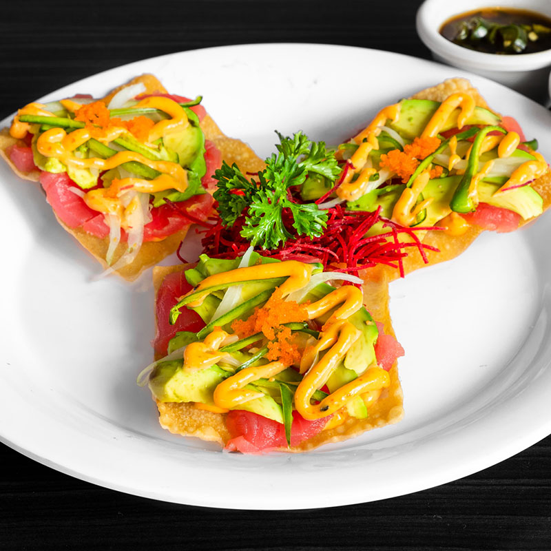 Tostadas Japonesas de Atún