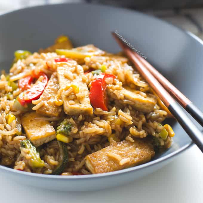 arroz chino (pollo)
