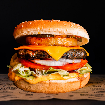 Hamburguesa Hawaiiana