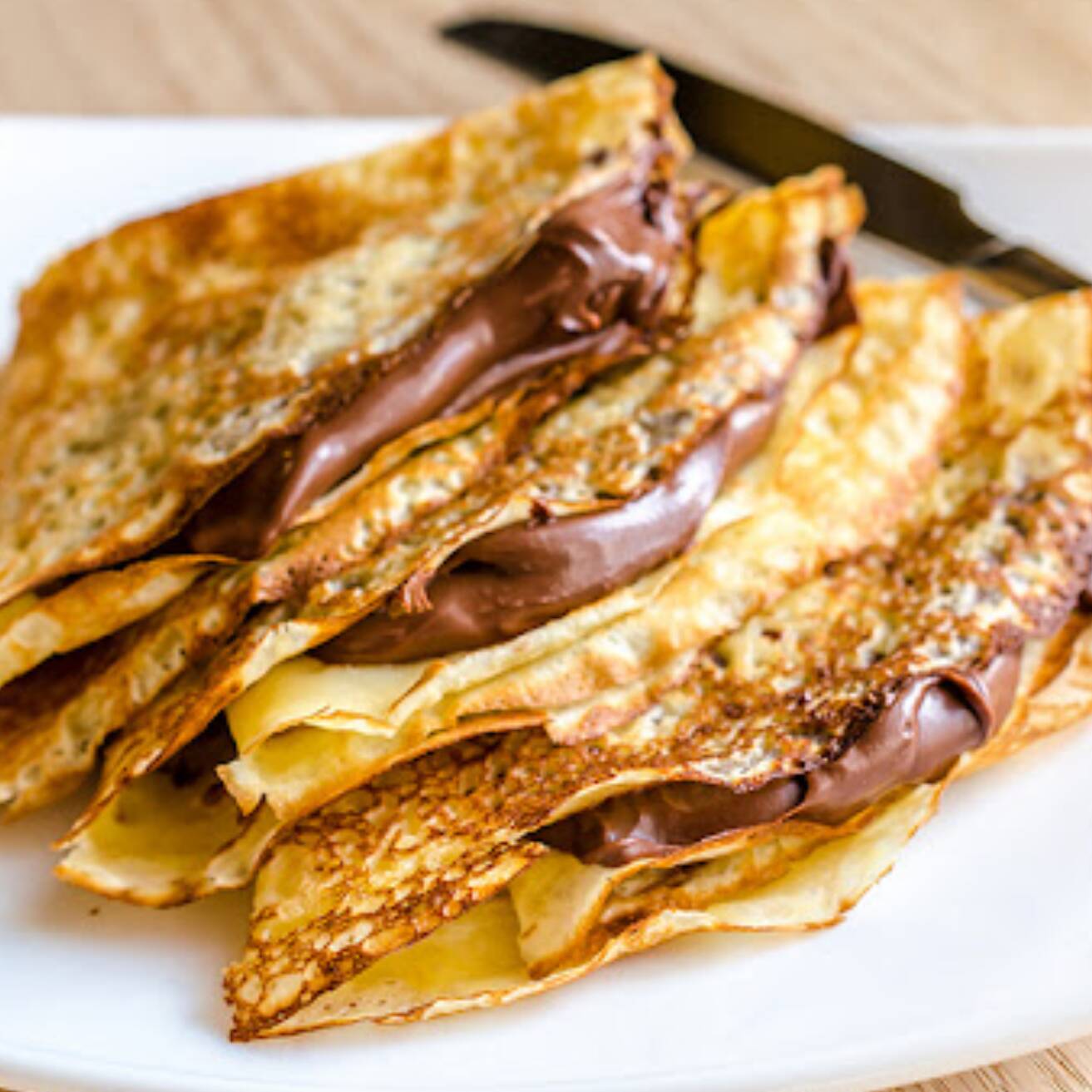Crepa de Nutella con Queso Philadelphia