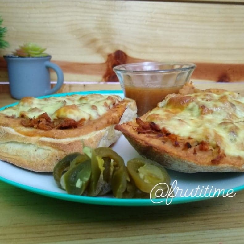 Molletes de Carne