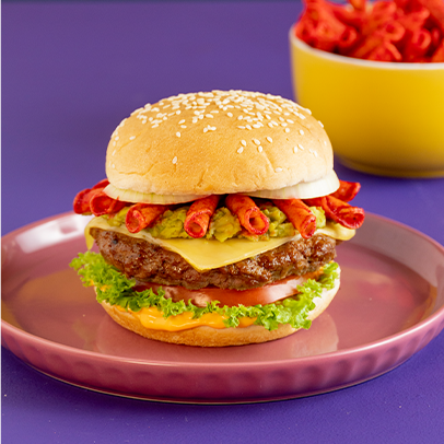 TTakis burguer fuego + refresco