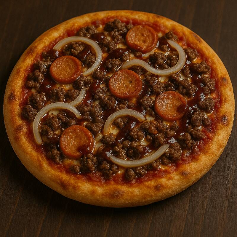 Pizza de Salchiburguer