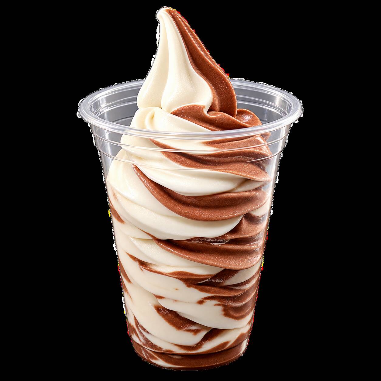 Copo com sorvete ou açaí com cobertura