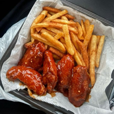Alitas bbq x 6