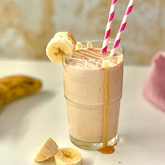 Licuado de plátano y avena 🍌🥛🌾 Delicioso,