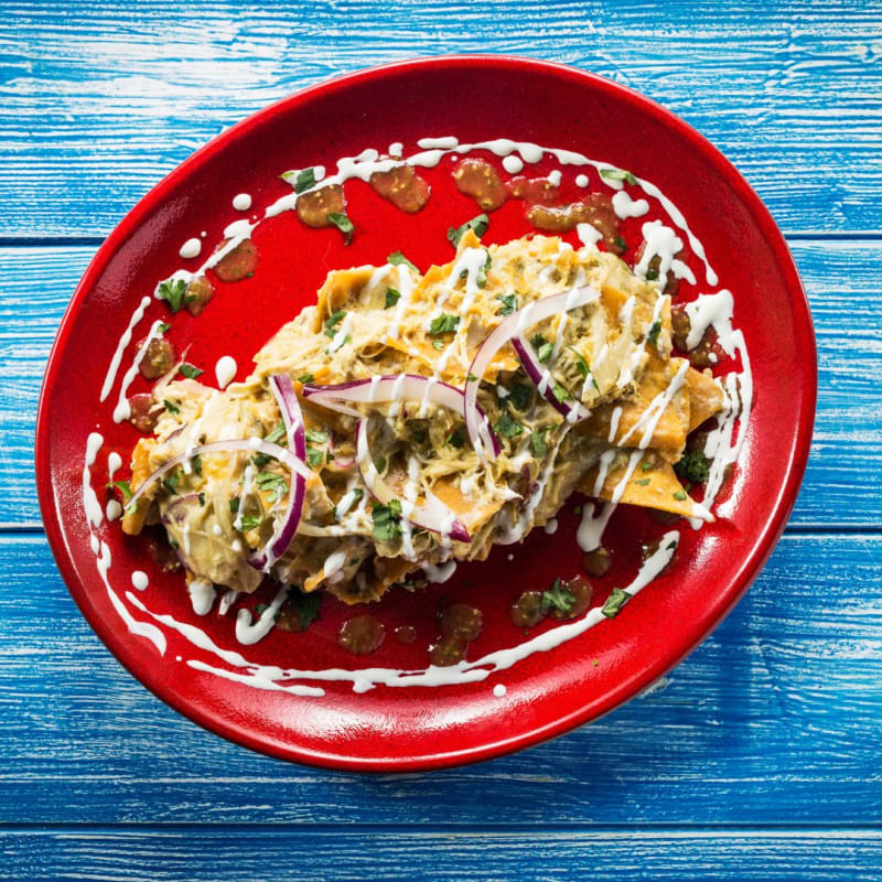 Chilaquiles con Suadero de la CDMX