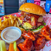 Combo Alitas + Hamburguesa Doble Carne