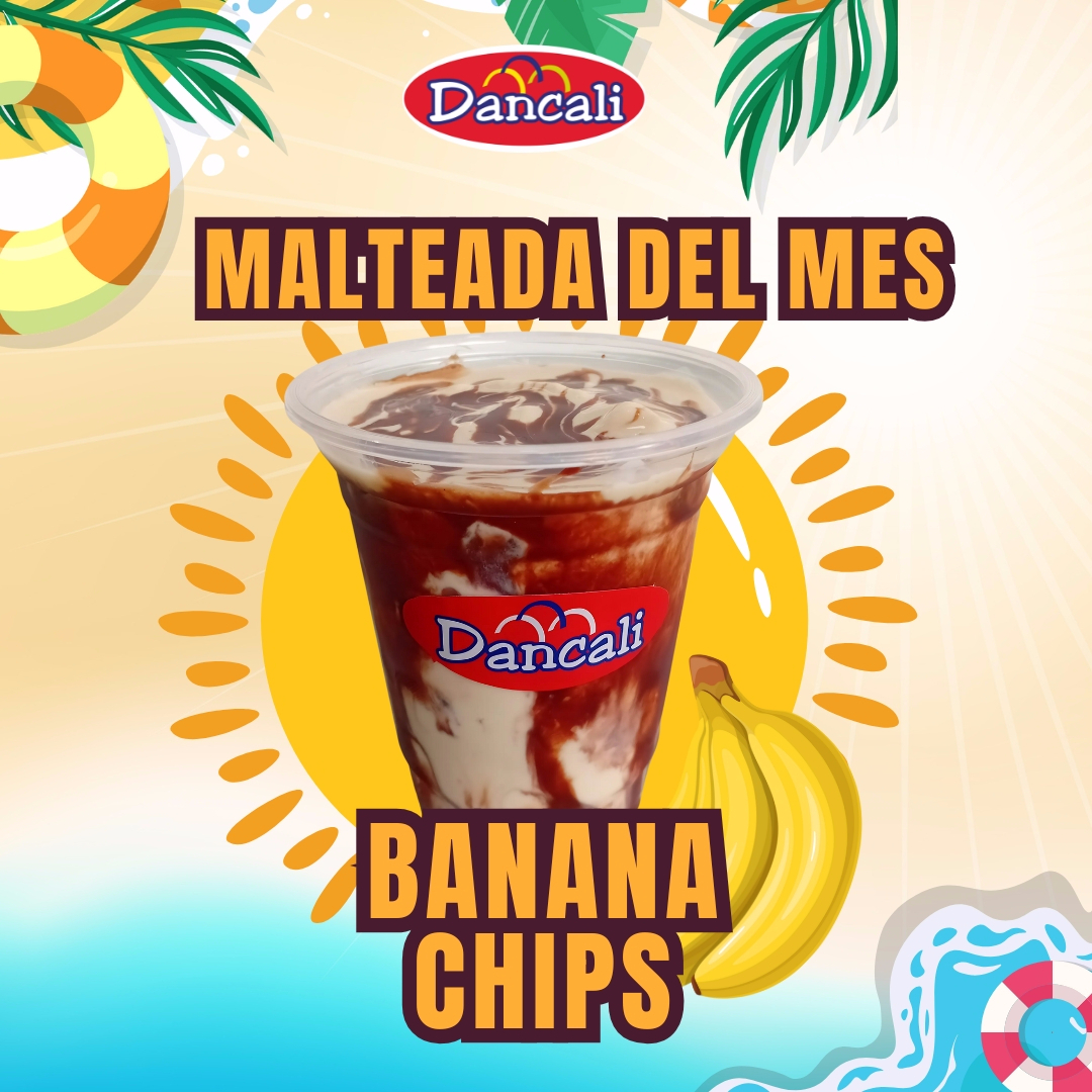 Malteada Banana Chips