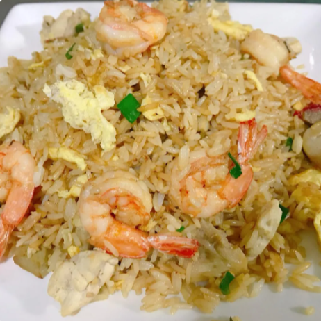 Chaufa con Langostino