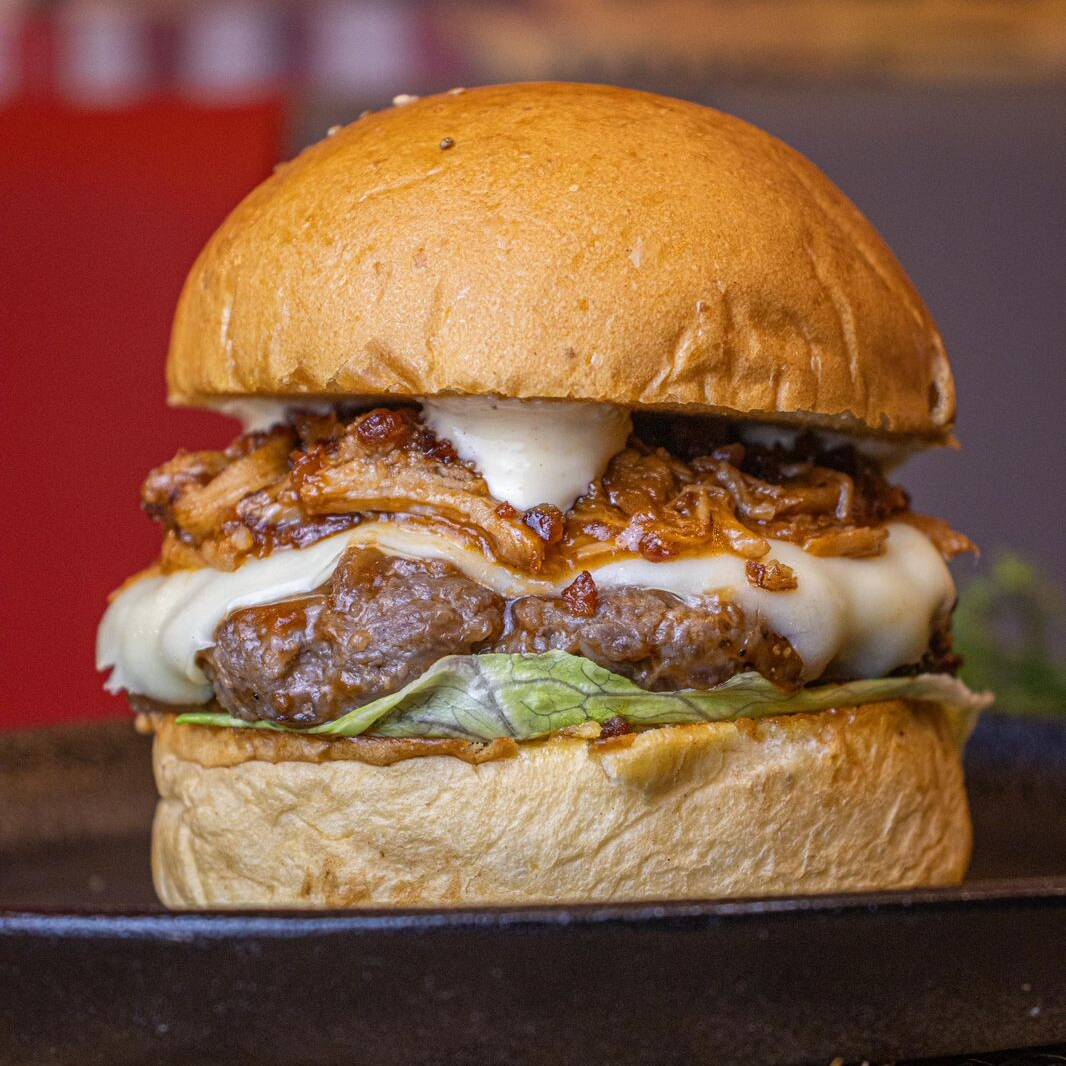 Hamburguesa Porky Burger + Gaseosa 250ml