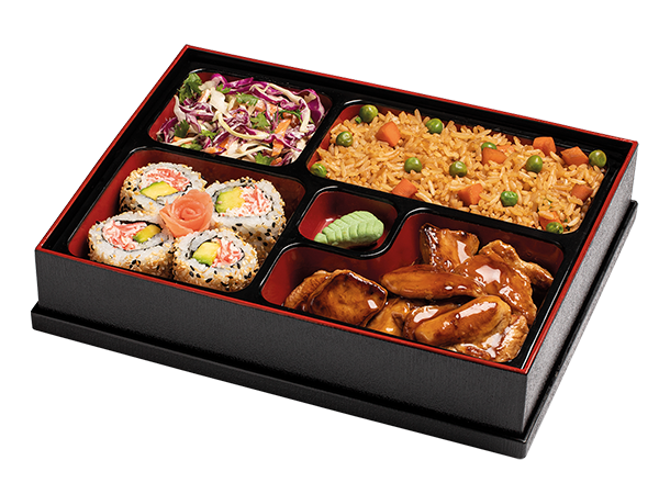 Bento De Pollo Teriyaki