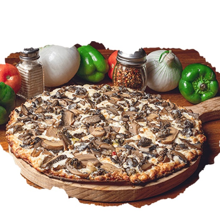 Pizza Champiñón con Ostión Chica