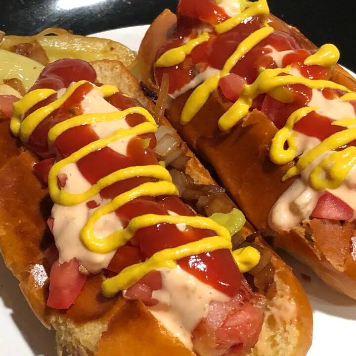 Hot Dog con Tocino