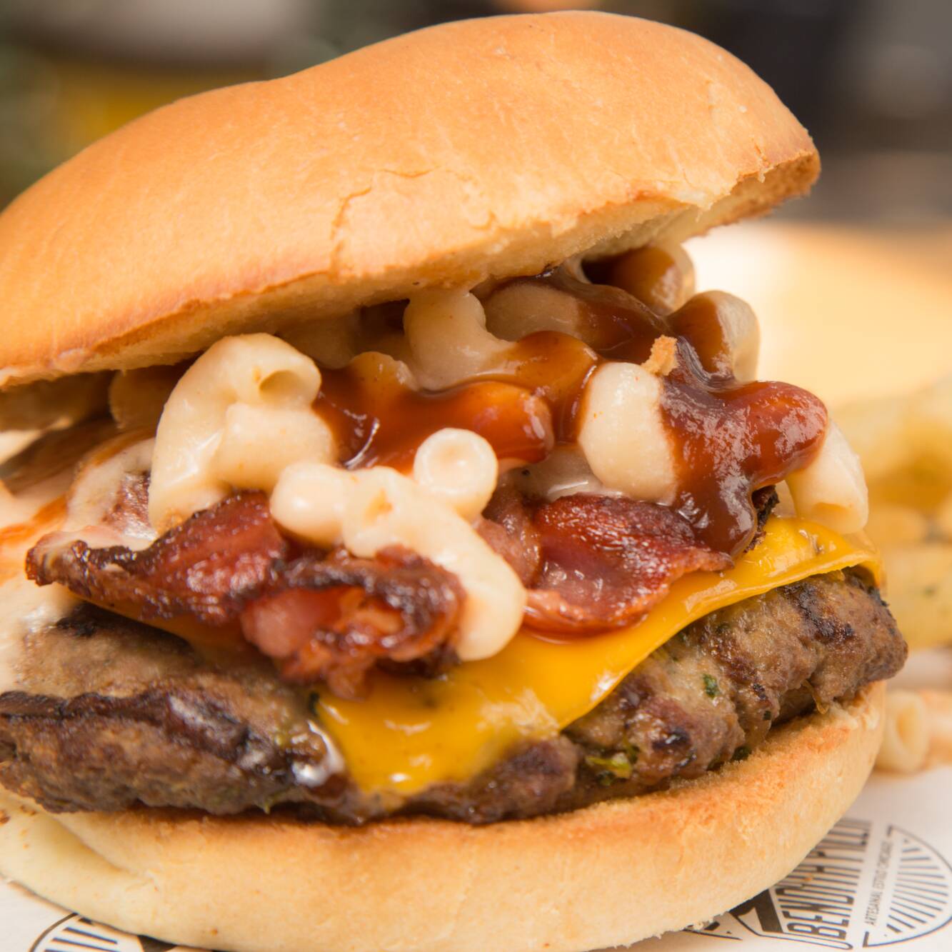 Hamburguesa Mac N Cheese
