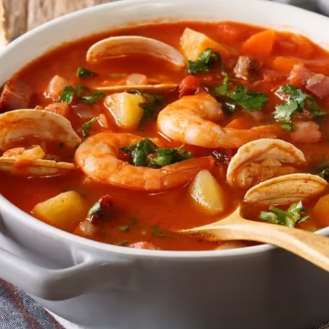 Sopa de mariscos