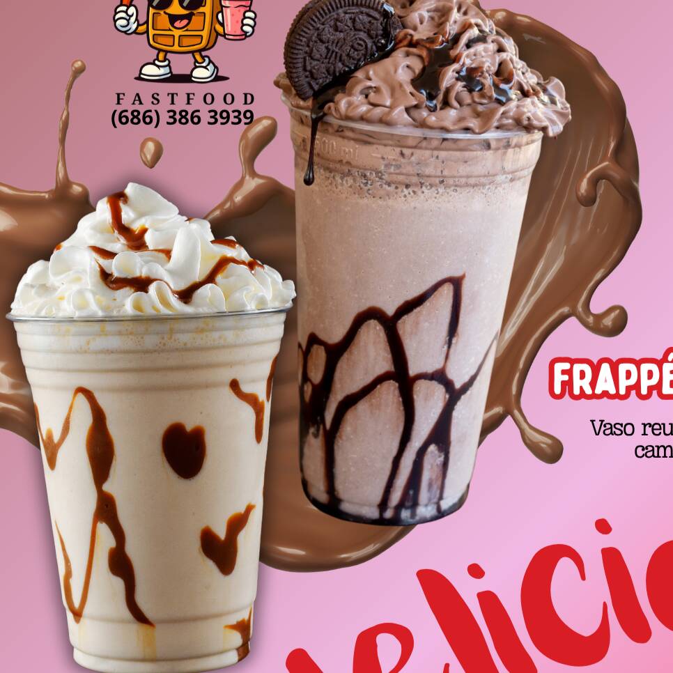 Frappe de OREO, PINGUINO, MOKA, PISTACHE