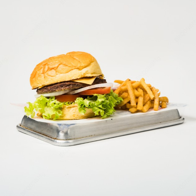 Hamburguesa H 250 + Papas