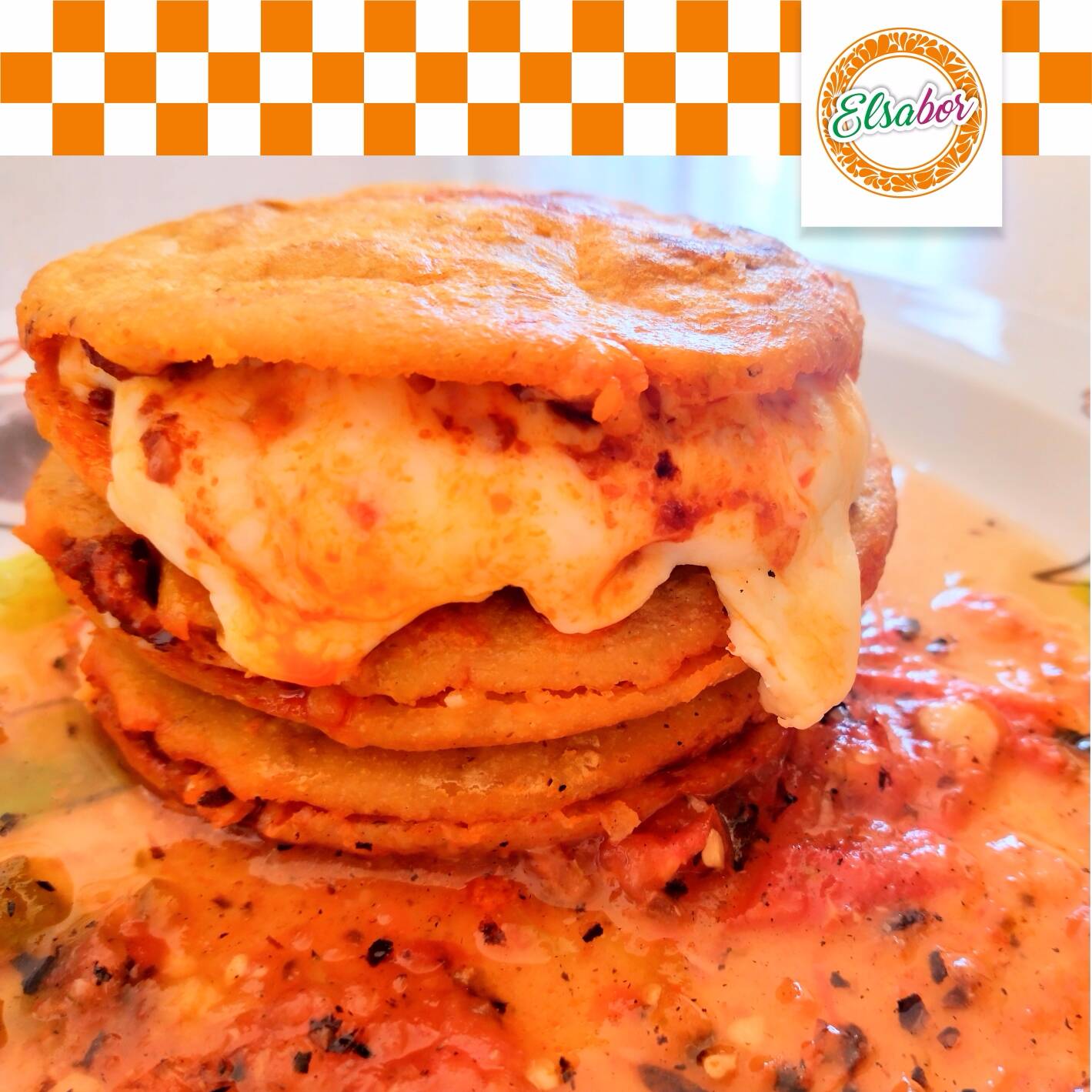 Gordita de Cacahuate con Extra Queso Asadero