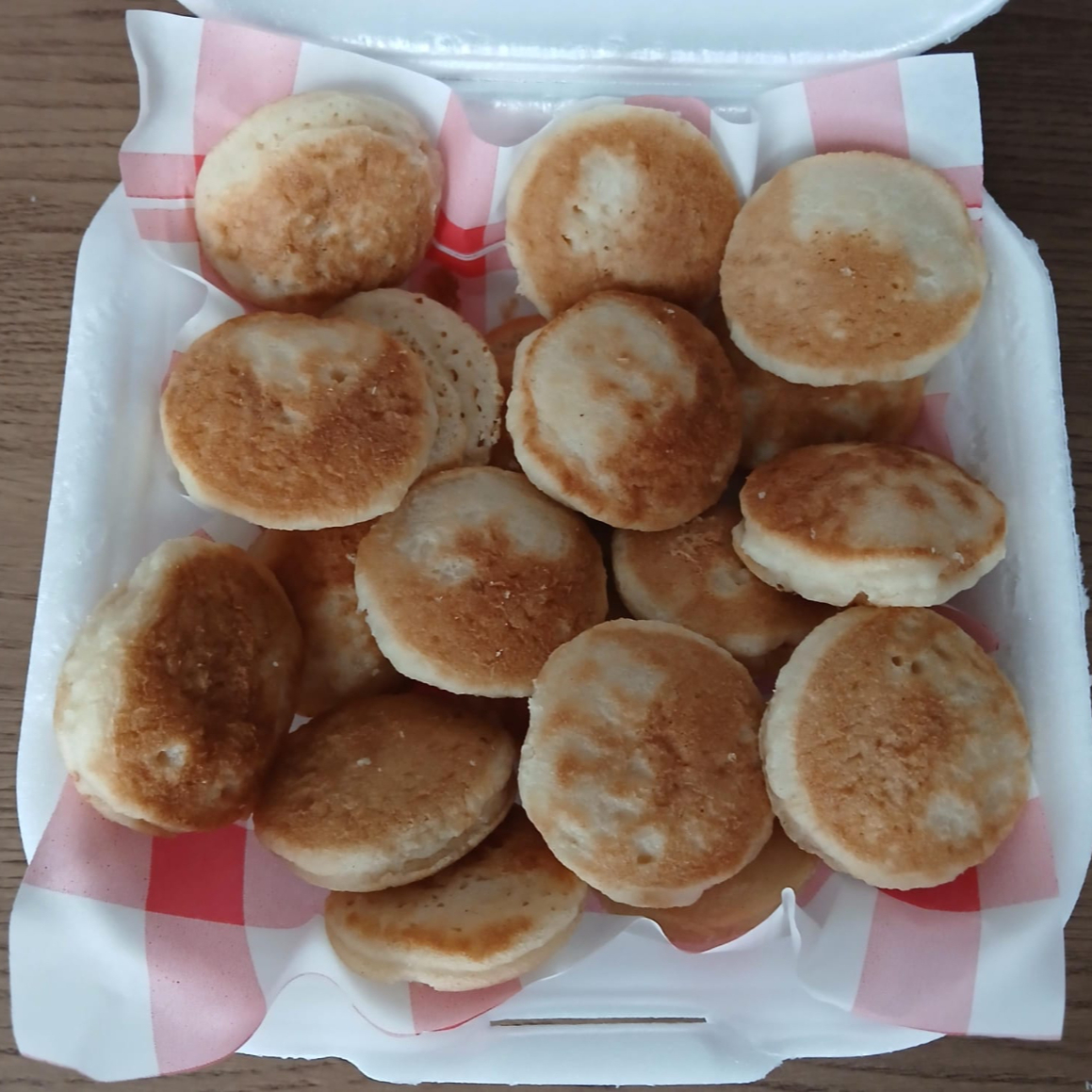 Mini Hotcakes 20pzas. Sin Topping 🥞😋