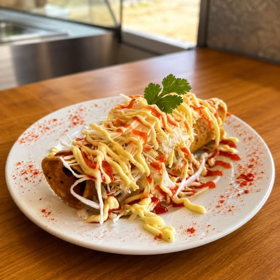 Taco Grande de Carne Desmechada