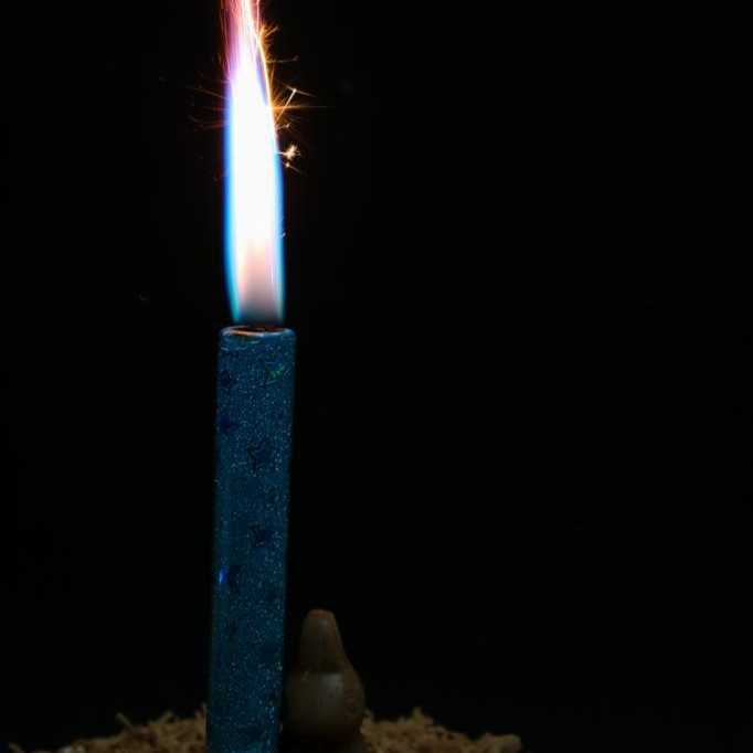 Vela Chispa Grande