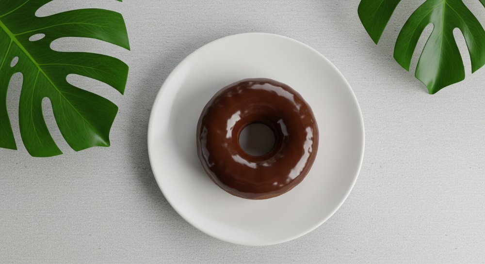 Dona Cubierta de Chocolate