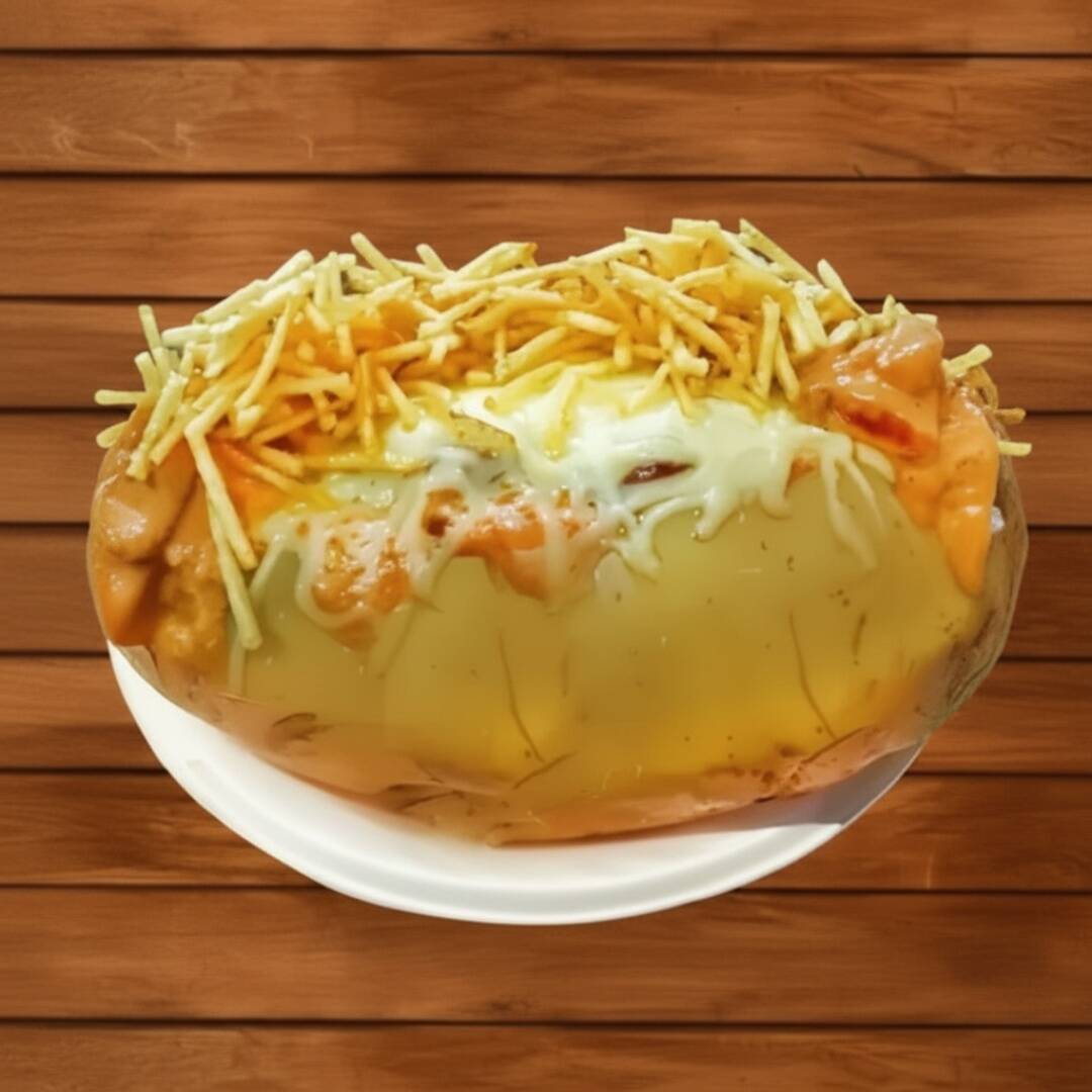 Mini Batata Recheada com Strogonoff de Frango
Uma explosão de sabor em cada mordida! Nossas mini batatas são assadas no ponto certo e recheadas com um cremoso strogonoff de frango, feito com temperos caseiros e muito carinho.
Perfeita para aquele lanche diferenciado ou para matar a fome com estilo!
Viciantemente deliciosa. Depois da primeira, você vai querer mais!