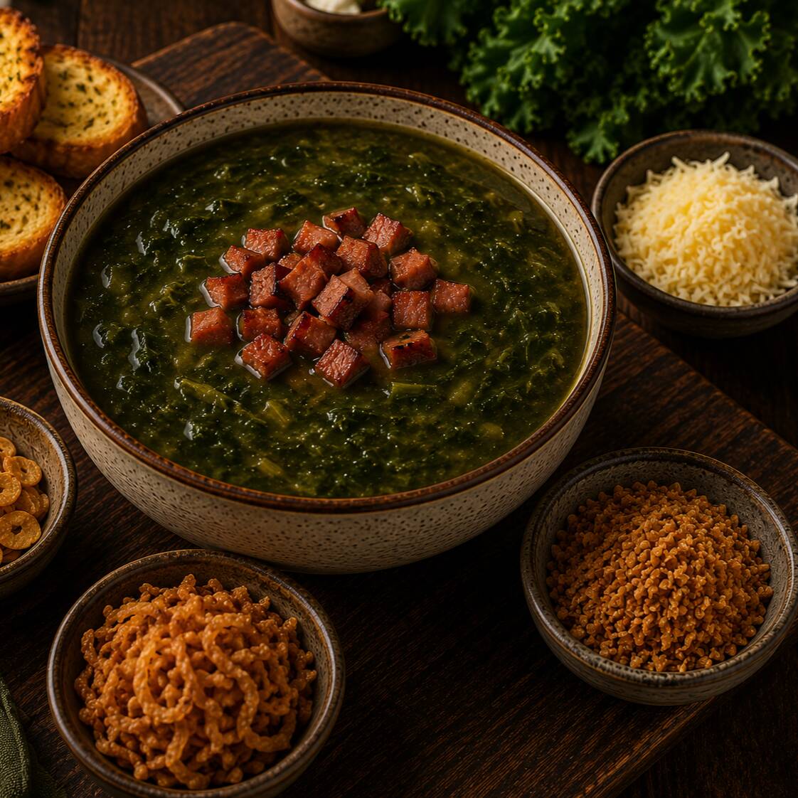 Combo Completo! Acompanha uma Sopa + Bebida e um Acompanhamento de Livre Escolha, Nossos Caldos já Estão Prontos, Portanto Não é possível retirar qualquer item de dentro das sopas.