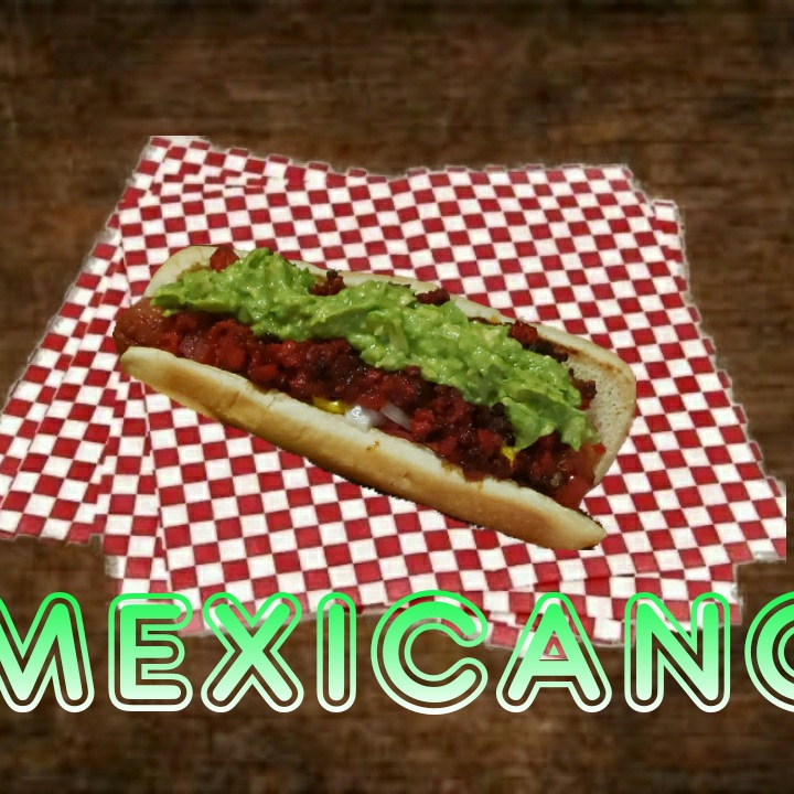 Hot Dog Mexicano .
