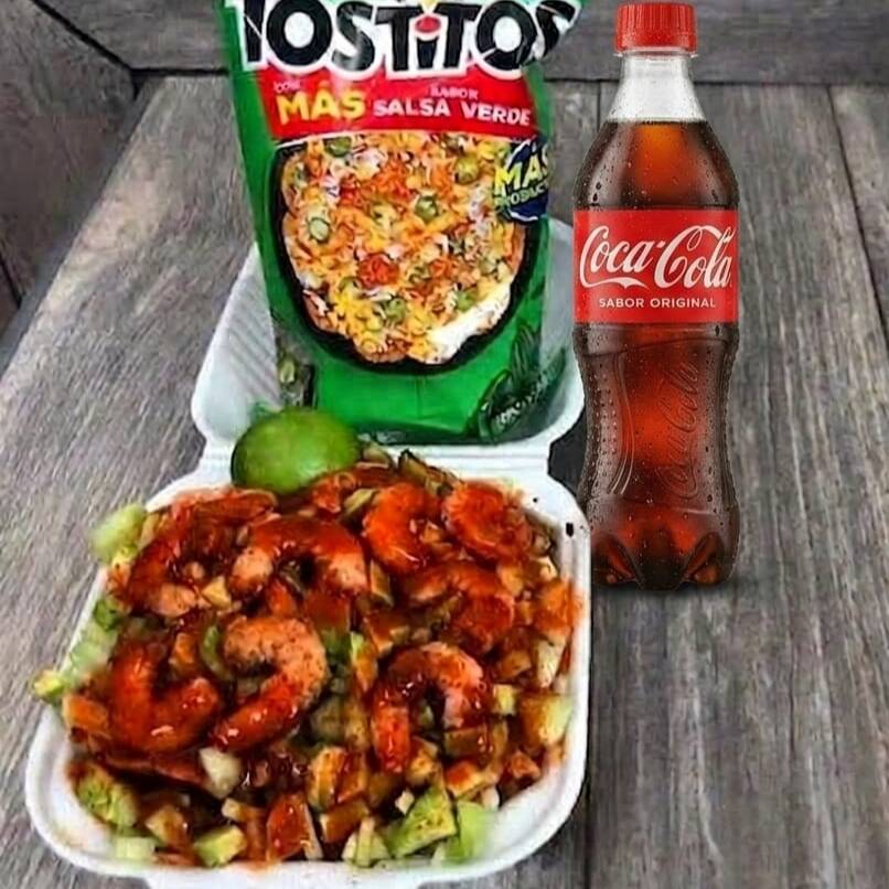 TOSTICAMARON VERDE + COCA COLA 600