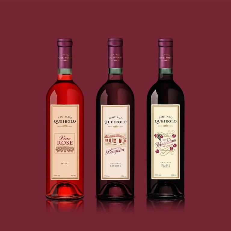 VINO SANTIAGO QUEIROLO DE 750 ML.